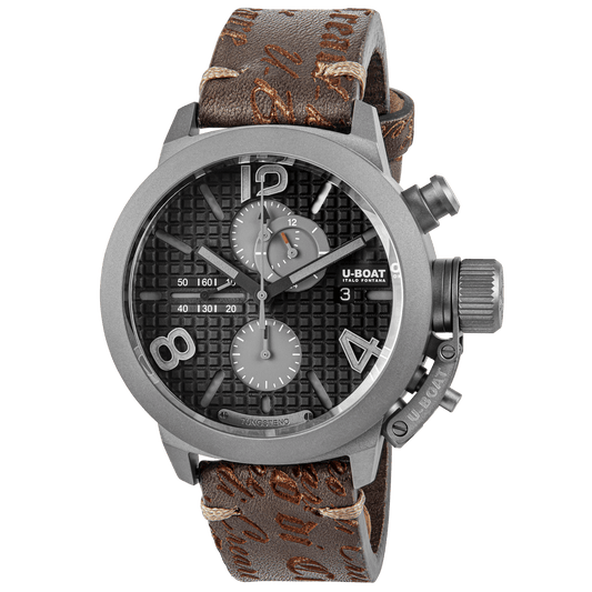 Uboat CLASSICO 45 TITANIUM TUNGSTEN BLACK RIGHT HOOK 3005