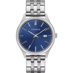 Caravelle Stainless Steel Classic CAR Mens Watch Watch 43B151