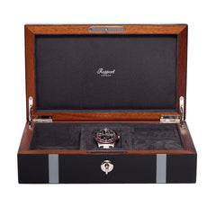 Carnaby Watch and Jewelry Box - Black