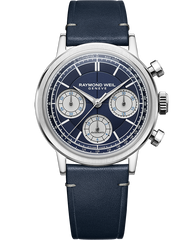 Millesime Automatic Chronograph Midnight Blue Dial Watch, 39.5 mm 7765-STC-50651