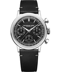 Millesime Automatic Chronograph Black Dial Watch, 39.5 mm 7765-STC-20001