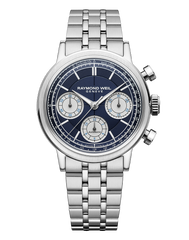 Millesime Automatic Chronograph Midnight Blue Dial Bracelet Watch, 39.5 mm 7765-ST-50651