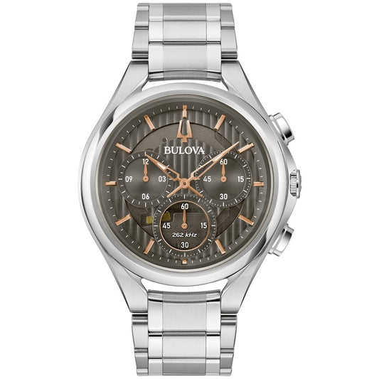 Bulova Stainless Steel Luxury Mens Watch Watch 96A298