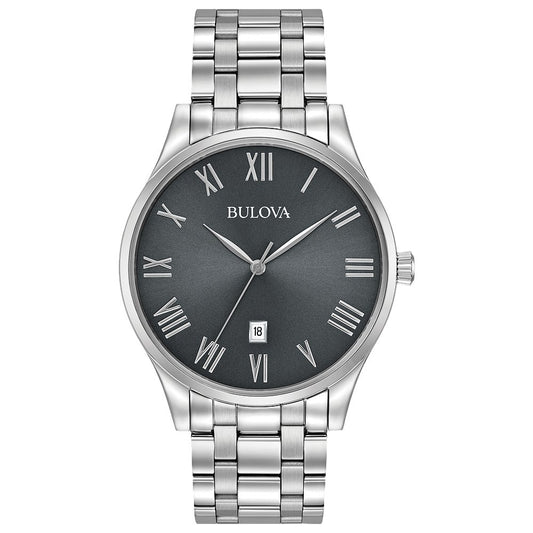 Bulova Stainless Steel Dress/Classic BUL Mens Watch Watch 96B261
