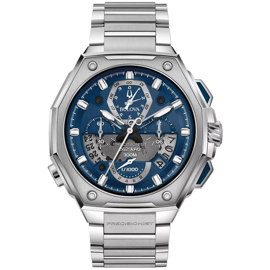 Bulova Stainless Steel Luxury Mens Watch Watch 96B349