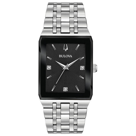Bulova Stainless Steel Modern BUL Mens Watch Watch 96D145