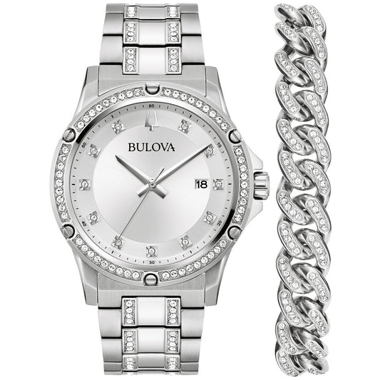 Bulova Stainless Steel Dress/Classic BUL Mens Watch Watch 96K114
