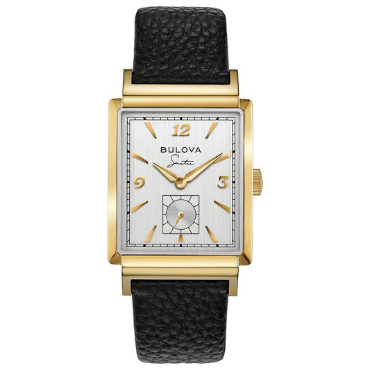 Bulova Stainless Steel Frank Sinatra Mens Watch Watch 97A158