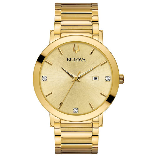 Bulova Stainless Steel Modern BUL Mens Watch Watch 97D115
