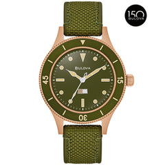 Bulova Bronze #CuSn8 Heritage Mens Watch Watch 98A324