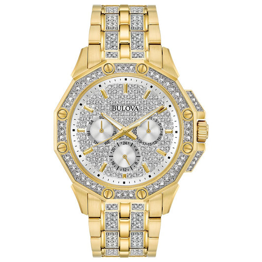 Bulova Stainless Steel Dress/Classic BUL Mens Watch Watch 98C126