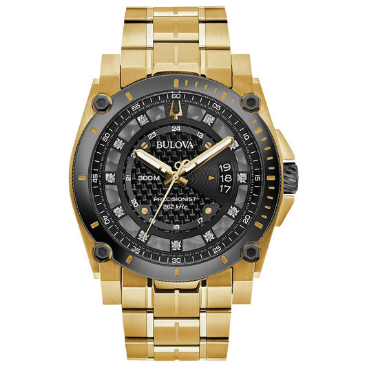 Bulova Stainless Steel Luxury Mens Watch Watch 98D156