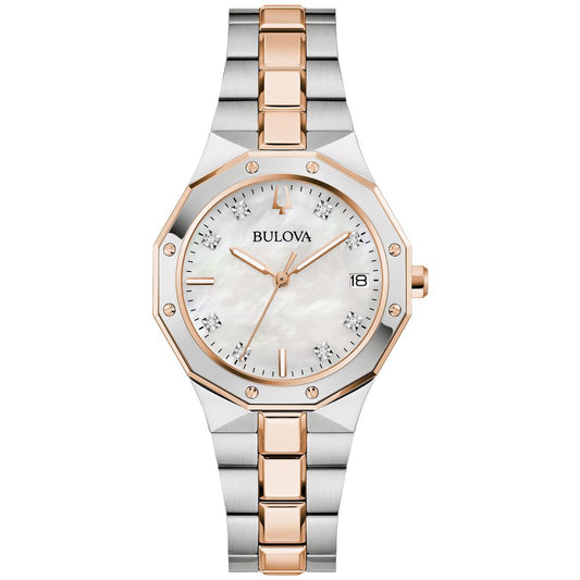 Bulova Stainless Steel Dress/Classic BUL Ladies Watch Watch 98P235