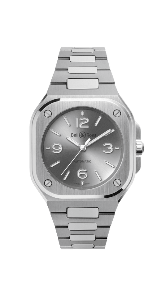 BR-05 36 mm Grey Steel 36 mm Watch BR05A-S-GR-ST/SST