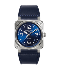 BR-03 Blue Steel 41 MM BR03A-BLU-ST/SCA