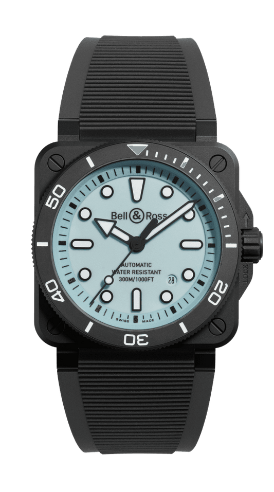 BR-03 Diver Full Lum Ceramic 42 mm Watch BR03A-D-LM-CE/SRB