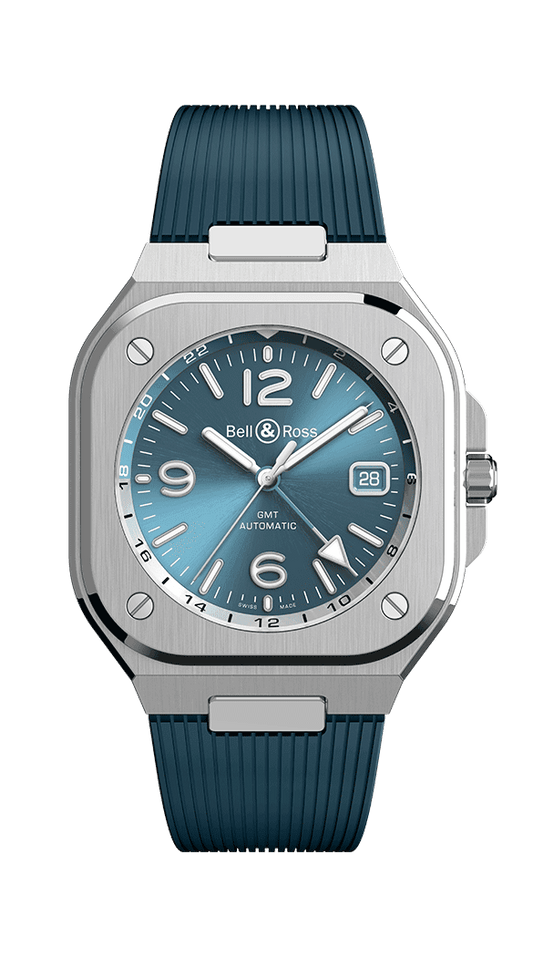 BR-05 GMT Sky Blue 41 MM Watch BR05G-PB-ST/SRB