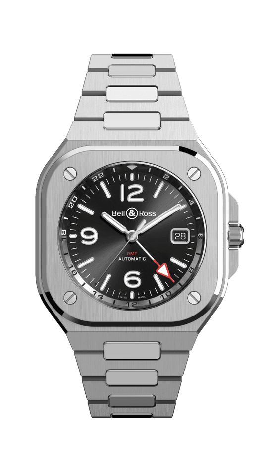 BR-05 GMT Black 41 MM Watch BR05G-BL-ST/SST