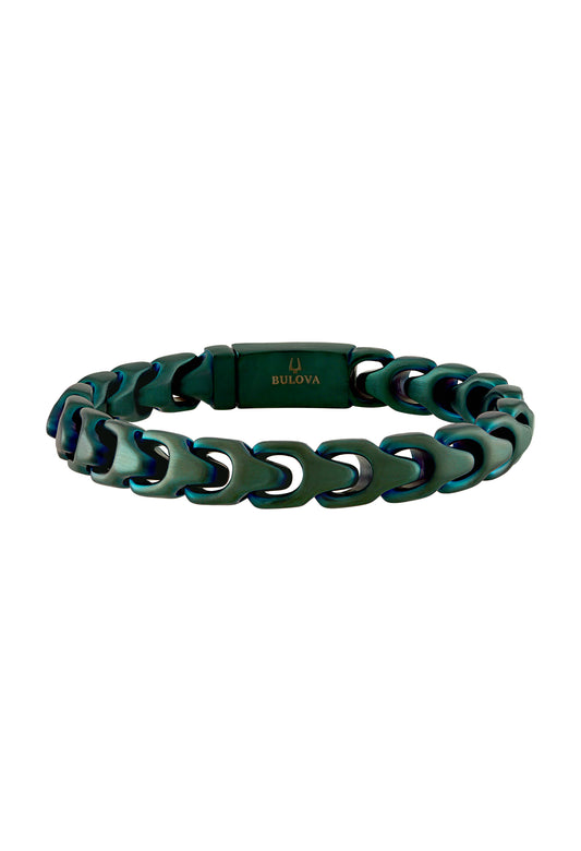 Bulova Stainless Steel Classic Jewelry Mens Bracelet BVB1109-MGNSTNA75
