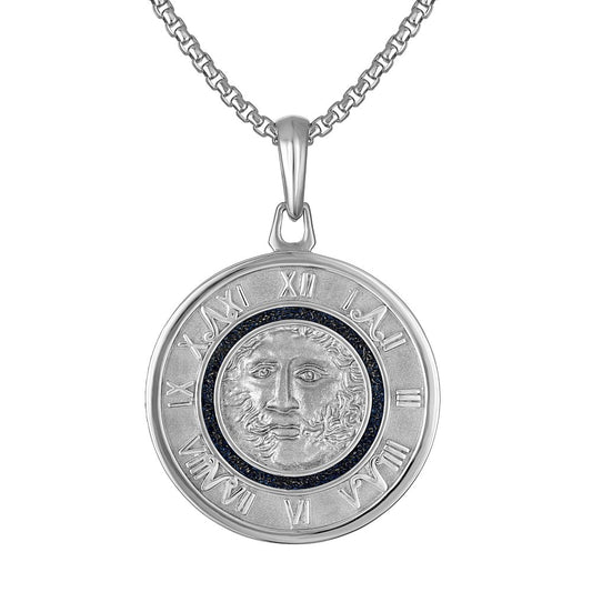 Bulova Sterling Silver 925 Luxury Jewelry Mens Pendant BVP1111-WSNA