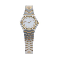 Ebel Classic Sport Wave White Dial 23mm 2-Tone SS 18k Bracelet 18113665