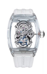 Challenge Tourbillon 8 Sapphire/Rhodium Mvt E00105.3986001