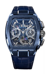 Metropolitan Chronograph Skeleton/ Blue Titanium/Denim Dial F00112.4213005