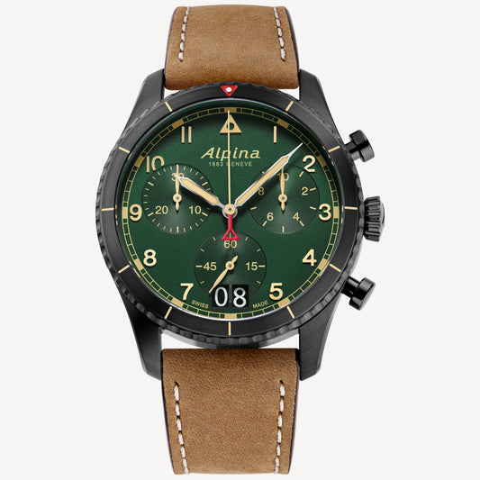 Pilot Chronograph Big Date Watch AL-372GR4FBS26