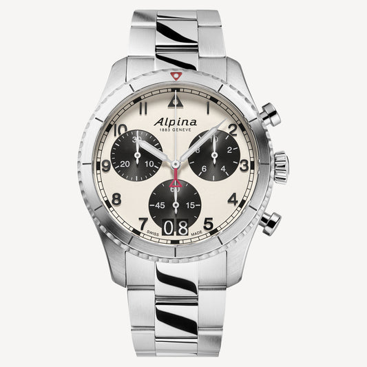 Pilot Chronograph Big Date Watch AL-372WB4S26B