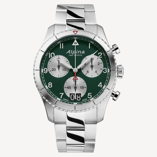 Pilot Chronograph Big Date Watch AL-372GRS4S26B