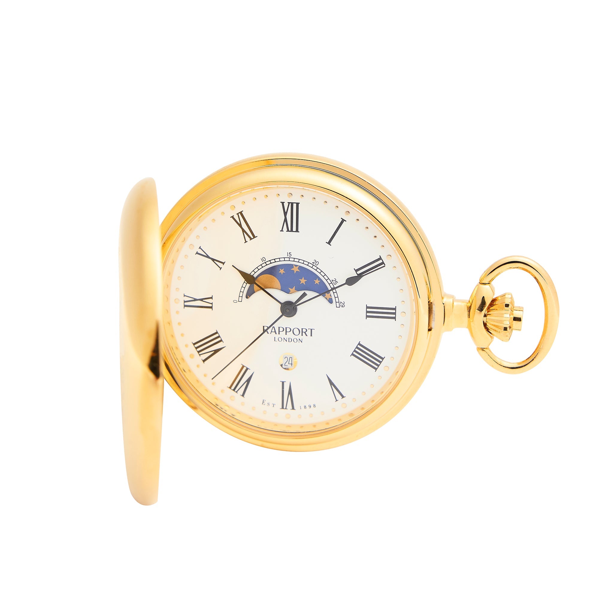 Half Hunter Pocket Watch Gold