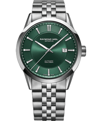 Freelancer Men's Automatic Green Dial Stainless Steel Bracelet Watch, 42 mm 2731-ST-52001