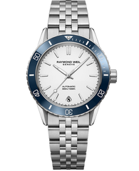 Freelancer Diver White Dial Bracelet Watch, 36mm 2755-ST3-30001