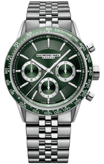 Freelancer Men's Automatic Chronograph Green Dial Bracelet Watch, 43.5mm 7741-ST7-52021