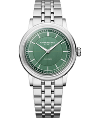 Millesime Automatic Central Seconds Sage Green Dial Watch, 35 mm 2125-ST-52011