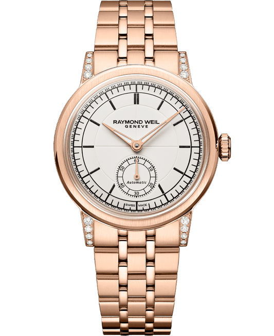 Millesime Automatic Small Seconds Diamonds Watch, 35mm