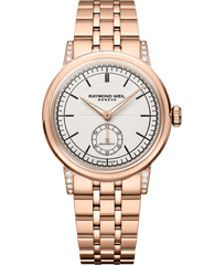 Millesime Automatic Small Seconds Diamonds Watch, 35mm 2130-P5S-64001