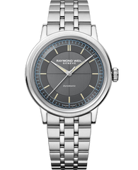 Millesime Automatic Central Seconds Anthracite Sector Dial Watch, 39 mm 2925-ST-60011
