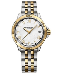 Tango Ladies Quartz White Dial Two-Tone Gold Bracelet Watch, 30mm 5960-STP-00308