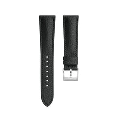 Black Rubberised Leather (Togo) Signature Strap