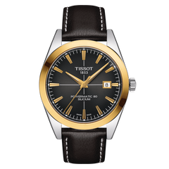 Tissot Gentleman Powermatic 80 Silicium Solid 18K Gold Bezel T927.407.46.061.01