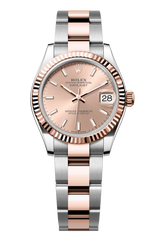 Oyster Perpetual Datejust 31 in Oystersteel and Everose gold features a rosé-colour dial and an Oyster bracelet 278271-Rose Gold 1