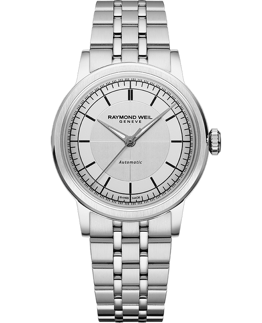 Millesime Automatic Central Seconds Silver Dial Bracelet Watch, 35mm 2125-ST-65001