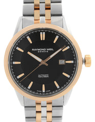 Raymond Weil Freelancer Automatic Two-Tone Stainless Steel Black Dial Mens Watch 2731-SP5-20001