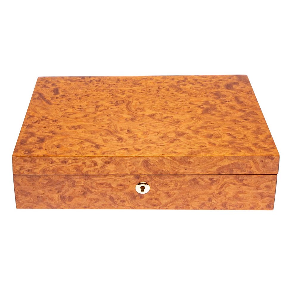 Heritage Ten Watch Box - Burr Walnut L275