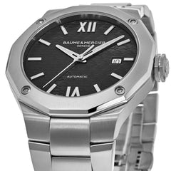 Baume & Mercier Riviera Automatic Black Dial Stainless Steel Men's Watch MOA10621