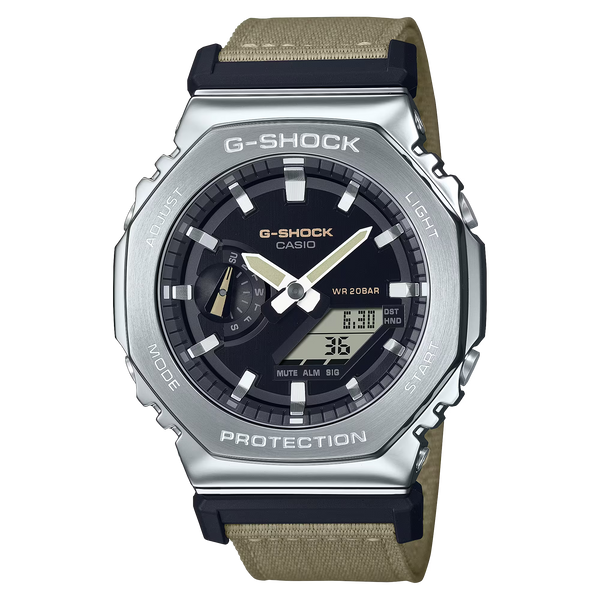 G-Shock GM2100C-5A Utility Metal Casioak Fabric Band