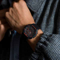 G-Shock GAB2100BNR-1A Ignite Red Line Casioak