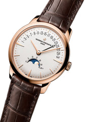 Patrimony moon phase retrograde date 4010U/000R-B329 42.5 mm Pink Gold