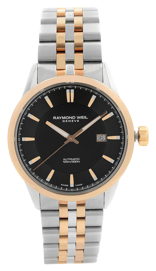 Raymond Weil Freelancer Automatic Two-Tone Stainless Steel Black Dial Mens Watch 2731-SP5-20001